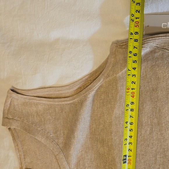 Chico's tan shirt & cardigan - Picture 7 of 7